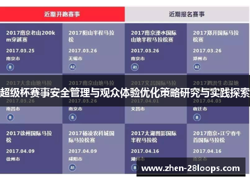 超级杯赛事安全管理与观众体验优化策略研究与实践探索 超级杯赛事安全管理与观众体验优化策略研究与实践探索